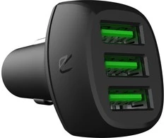 Green Cell Žalias Cell GREENCELL PowerRide 54W 3xUSB 18W automobilinis įkroviklis Ultra Charge