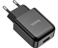 Telefono įkroviklis Hoco USB A 2A 10W N2 juodas