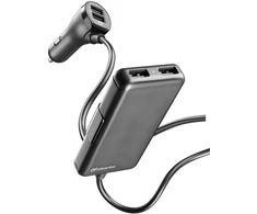 Cellular Line Įkroviklis Įkroviklis samochodowa Cellularline s 4 x USB, 7.2 A, juoda