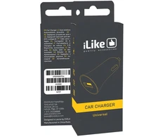 iLike Car ICC01 Kompakts Auto Lādētājs DC 12-24V Vienu USB Ligzdu 1A Melns