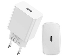 Jellico C8 PD 20W QC 3.0 Smart Adaptīvs ātrais lādētājs ar 1x USB-C (5-12V) ligzdu Balts
