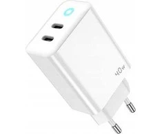 Įkroviklis Jellico JELLICO kroviklis jungiama į tinklą EU19 GaN PD 40W 2xUSB-C Baltas