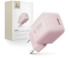„Tech-Protect NCM25 USB-C PD 25W“ sieninis įkroviklis - Rožinė