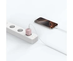 „Tech-Protect NCM25 USB-C PD 25W“ sieninis įkroviklis - Rožinė