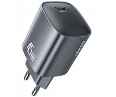 Laidinis įkroviklis USAMS T66 45W GaN Fast Charger tarnish