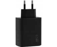 Įkroviklis Kiko ECOBOX MAINS CHARGER PD 2xUSB-C 1xUSB EP-T6530 65W Juodas (45)