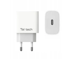 Teltech kroviklis jungiama į tinklą GaN TYP-C 45W BiałyTCH-06