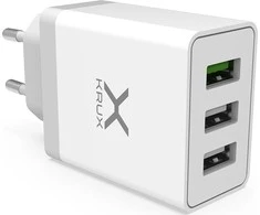 Krux 3xUSB tinklo įkroviklis