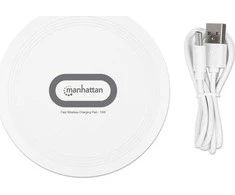 Įkroviklis Manhattan Manhattan Wireless Fast QI 15W indukcinis įkroviklis