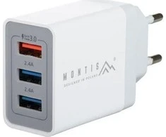 Įkroviklis Montis MT009 3x USB-A 3 A (MT009)