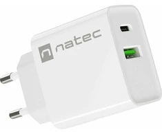 Krautuvas Natec RiberA 1x USB-A 1x USB-C 3 A (NUC-2061)