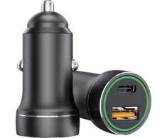 Įkroviklis Nemo Automobilinis įkroviklis 3.1A 18W 2x USB Jellico F2S juodas