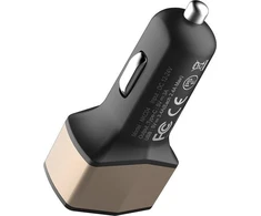 Nillkin Celerity automobilinis įkroviklis – 2x USB-A + 1x USB-C, 32W (auksinis)