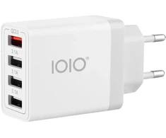Olympia IOIO įkroviklis UL4 3xUSB-A3.1/1xUSB-A QC3.0 baltas