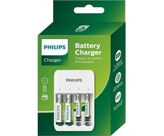 Įkroviklis Philips + 2x700mAh AAA + 2x1300mAh AA