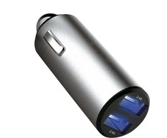 Platinet automobilinis įkroviklis 2xUSB 4.8A (44804)