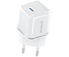 Įkroviklis PROOVE Tinklinis Pure GaN 30W (USB-C) balta (Proove)