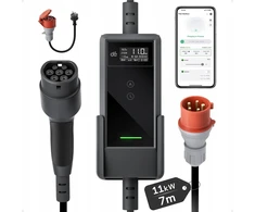 dé 11kW Portable Charger with 7m cable (APP VERSION)