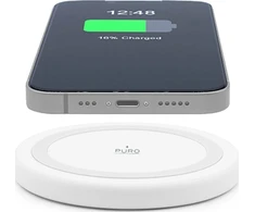 Puro Elektrik Puro belaidis įkroviklis, skirtas Android, iPhone – baltas