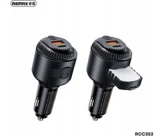 Įkroviklis Remax YATOY serijos automobilinis įkroviklis su kvapu 60W PD QC RCC353 1xUSB +1xUSB-C juodas