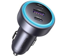 Ugreen EC307, USB + 2X USB-C, 30W (juoda)