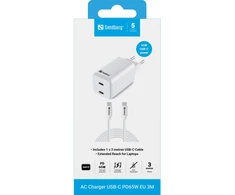 Įkroviklis Sandberg AC Charger USB-C PD65W EU 3M (441-76)