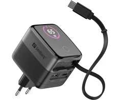 Įkroviklis Sandberg Charger PD65W Ekranas + Cable (441-74)