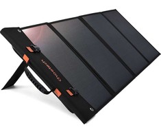 Choetech kroviklis saulės USB sulankstomas 120W DC, USB C, 2 x USB juoda (SC008)