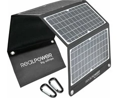 „RealPower“ saulės kolektorių skydelis SP-30E 30 vatų 4 skydas sulankstomas