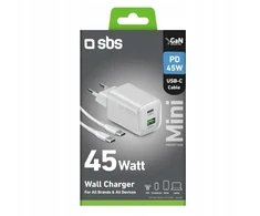 SBS 45W 1c + 1a balta + kabelis cc 1.5 metra balta