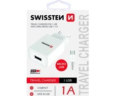 Swissten 1x USB-A 1 A įkroviklis (22061000)