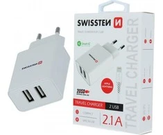 Swissten įkroviklis 2x USB-A 2.1 A (52451)