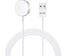 Magnetinis įkrovimo kabelis USB Apple Watch 1.2m Tech-Protect Ultraboost baltos spalvos