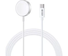 Magnetinis įkrovimo kabelis USB-C Apple Watch 1.2m Tech-Protect Ultraboost baltos spalvos