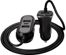 Automobilinis įkroviklis Tracer 12-24V Multicharge 3x USB 7.2A + PD 18W