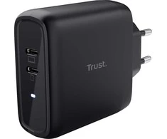 Įkroviklis Trust kroviklis MAXO 65W, 2x USB-C, juoda