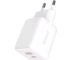 Įkroviklis Ugreen Įkroviklis jungiama į tinklą Ugreen X514 USB + USB-C, GaN, 20W (balta)