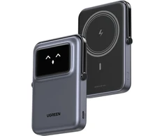 Powerbank magnetyczny 10000mAh Ugreen Uno PB764, Qi2 15W (pilka)