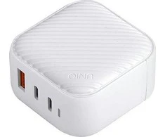 UNIQ laidinis įkroviklis Verge Pro 66W Gan USB-C baltos spalvos