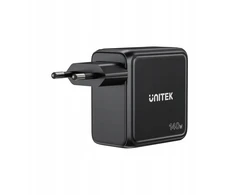 UNITEK WALL CHARGER WITH SCREEN 140W 3XUSB-C PD3.0