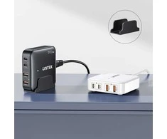Unitek Įkroviklis stalinis kompiuteris GaN 70W 2xUSB-A 2xUSB-C