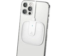 USAMS belaidis magnetinis įkroviklis 15W, Baltas