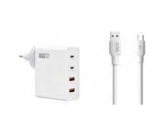 Somostel 130W GaN laidas 2x USB + USB Type-C laidas 6A 120W