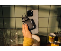 Įkroviklis Verbatim Mini GaN 100W 2xUSB-C PD/1x USB-A QC juoda (32230)