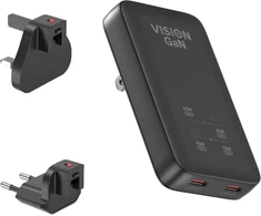 Įkroviklis Vision na USB-C Szybka podwójna 0 2 65 W (TC-PUSBC/65)