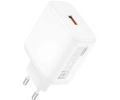 Wall Charger XO Design L79, 40W, 1x USB Baltas (EU Blister)