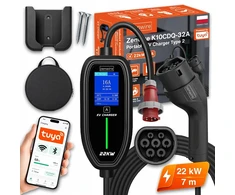 Įkroviklis Zenwire K10CDQ-32A 22kW 7m Typ 2