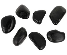 Ilford Poliruoti akmenys Juodas Pebble IV 30-50mm akvariumo terariumui 10 kg/pak.