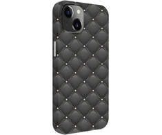 „iLike Apple iPhone 14“ galinis dėklas, baltas, pritaikytas spausdinimo dizainui, pilkas, ILIAP14WCG