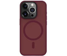 Dėklas iLike Connect Hibrīdais Magnētiskais Vāks iPhone 15 Pro PC + TPU Divu Slāņu MagSafe Saderīgs Triecienizturīgs Dizains Plūmju